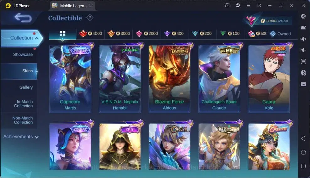 Mobile Legends: Bang Bang Accounts Global|Hero 132|Skin 360|Renowned|Legend Gusion|Co image 8