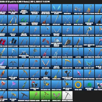 Fortnite Accounts 36 Skins | Level 871 | Son Goku, Vegeta + Rubius | All Platforms