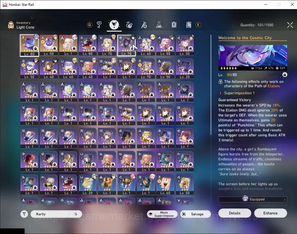 Honkai Star Rail Accounts Others Asia|TL 30|10 Limited|SW999+Sign,YaoGuang,Archer,Saber,Sparkle,DHPT,Huohuo,RuanMei Etc|Male 7