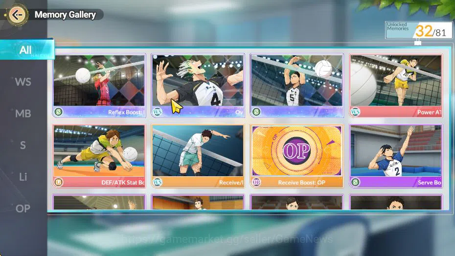 HAIKYU!! FLY HIGH Accounts [SEA] Lv51 | 2 SP (Kenma,Bokuto)+Memo 2 UR (Sakusa image 16