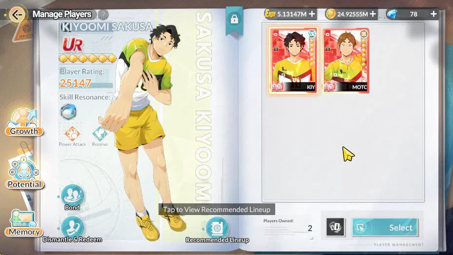 HAIKYU!! FLY HIGH Accounts [SEA] Lv51 | 2 SP (Kenma,Bokuto)+Memo 2 UR (Sakusa image 2