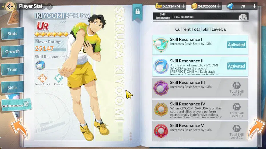 HAIKYU!! FLY HIGH Accounts [SEA] Lv51 | 2 SP (Kenma,Bokuto)+Memo 2 UR (Sakusa image 3