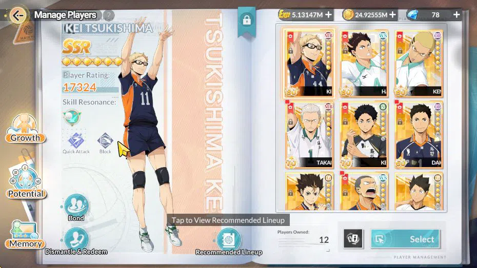 HAIKYU!! FLY HIGH Accounts [SEA] Lv51 | 2 SP (Kenma,Bokuto)+Memo 2 UR (Sakusa image 4