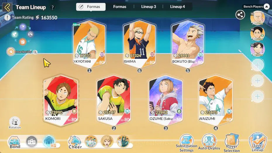 HAIKYU!! FLY HIGH Accounts [SEA] Lv51 | 2 SP (Kenma,Bokuto)+Memo 2 UR (Sakusa image 8