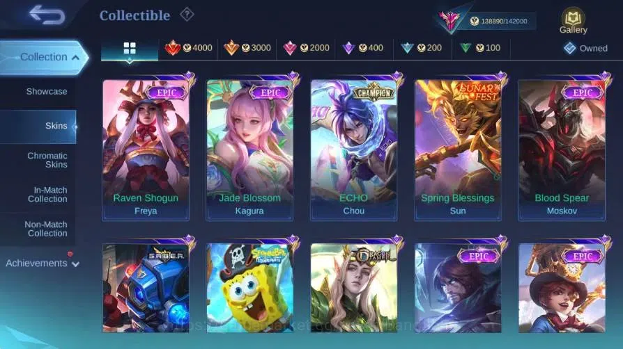 Mobile Legends: Bang Bang Accounts Global|Skin445|Exalted|Legend Alucard|Collector Al image 14