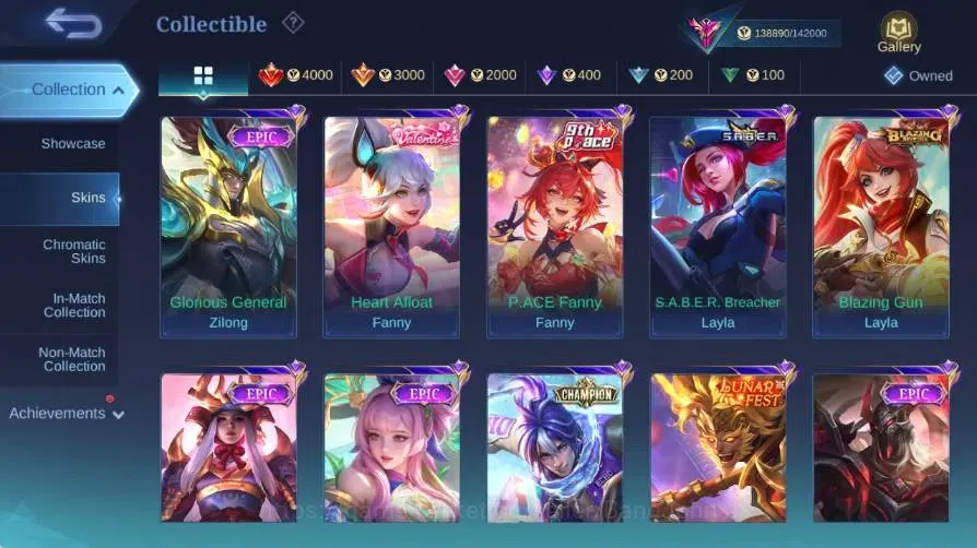 Mobile Legends: Bang Bang Accounts Global|Skin445|Exalted|Legend Alucard|Collector Al image 15