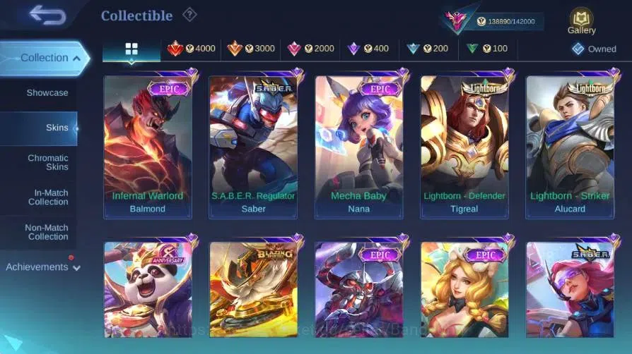 Mobile Legends: Bang Bang Accounts Global|Skin445|Exalted|Legend Alucard|Collector Al image 17