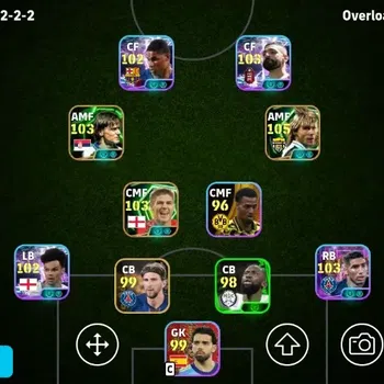 eFootball Accounts Legends & Iconic Players Mobile|PW 3143|Pavel Nedved Epic,Dragan Stojkovic Epic,Nico O Reilly Epic,Achraf