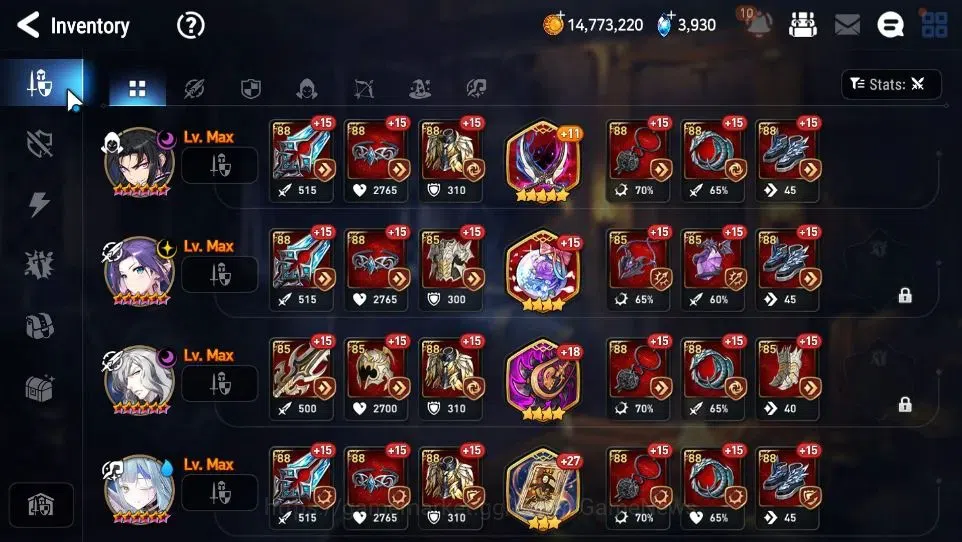 Epic Seven Accounts GLOBAL Unverif|New Era|4 ML(Salome,LOTScales,Straz image 9