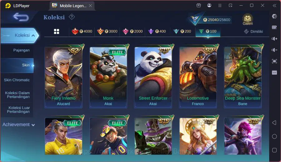 Mobile Legends: Bang Bang Accounts Hero 96|Skin 145|Kof Karina,Anniv Akai,Mythic Clin image 11