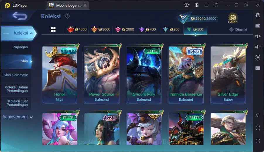 Mobile Legends: Bang Bang Accounts Hero 96|Skin 145|Kof Karina,Anniv Akai,Mythic Clin image 12