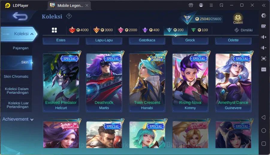 Mobile Legends: Bang Bang Accounts Hero 96|Skin 145|Kof Karina,Anniv Akai,Mythic Clin image 13