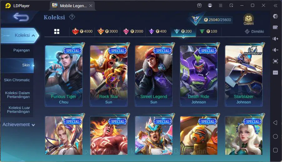 Mobile Legends: Bang Bang Accounts Hero 96|Skin 145|Kof Karina,Anniv Akai,Mythic Clin image 14