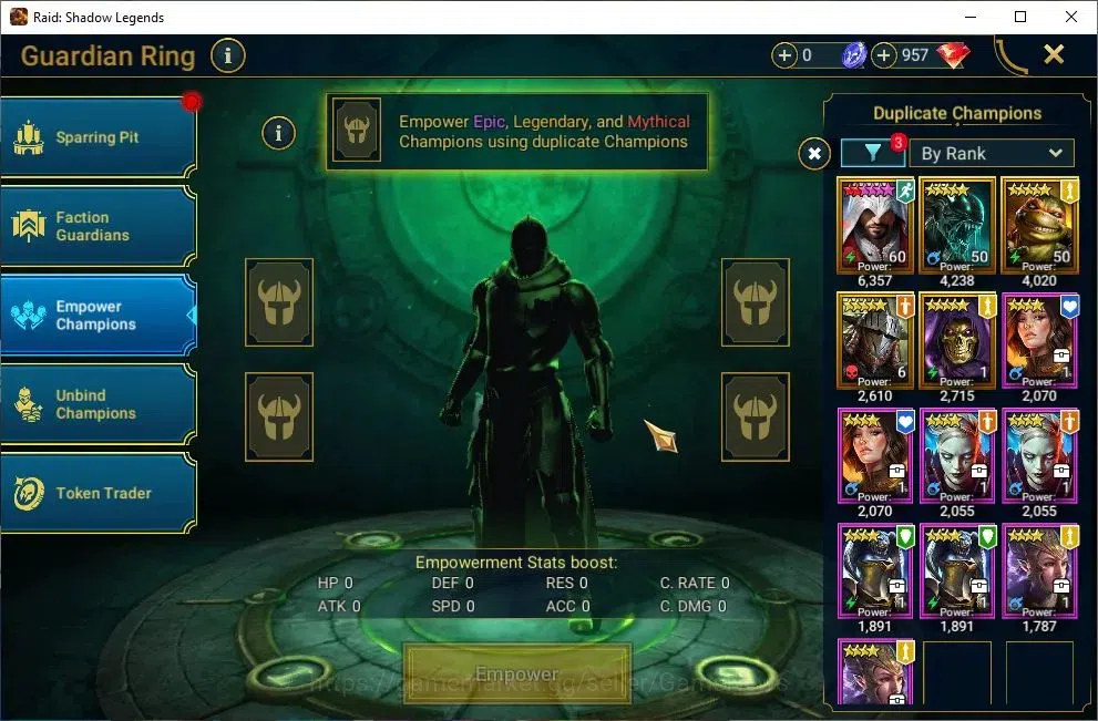Raid: Shadow Legends Accounts Lv51 916 Power|1 Mythic[Komidus]+17 Legendary(Ezio image 14