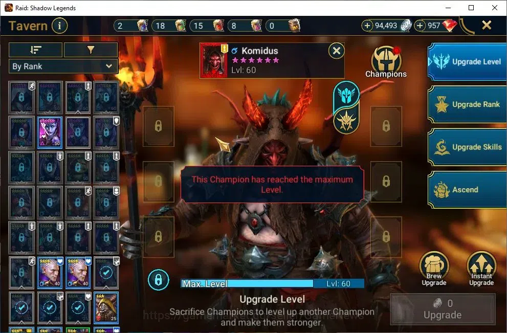 Raid: Shadow Legends Accounts Lv51 916 Power|1 Mythic[Komidus]+17 Legendary(Ezio image 16