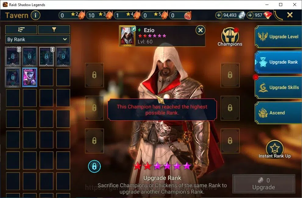 Raid: Shadow Legends Accounts Lv51 916 Power|1 Mythic[Komidus]+17 Legendary(Ezio image 17