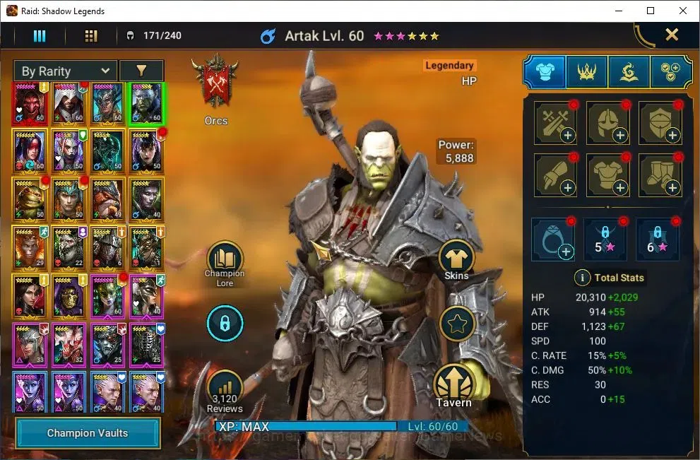 Raid: Shadow Legends Accounts Lv51 916 Power|1 Mythic[Komidus]+17 Legendary(Ezio image 5