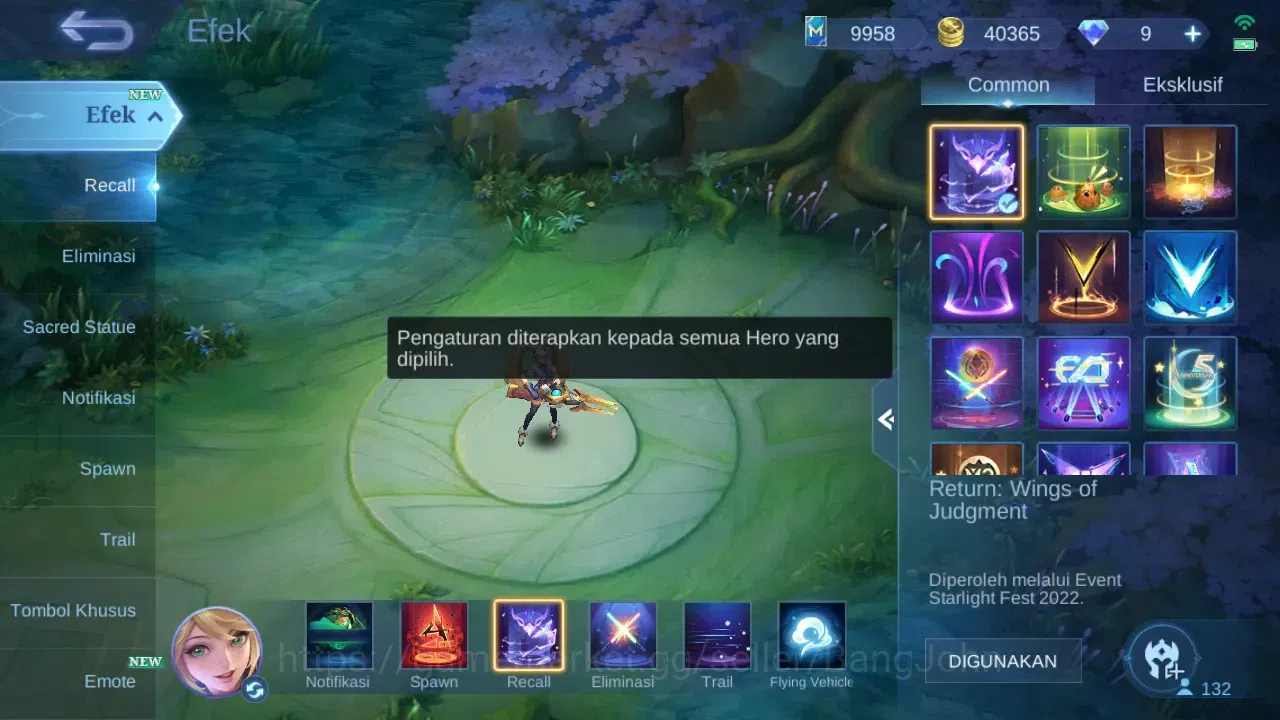 Mobile Legends: Bang Bang Accounts GLOBAL Hero 132 Skin 298 | Legend Lunox | Aspirant image 9
