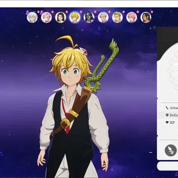 The Seven Deadly Sins: Origin Accounts EUROPE |Fresh Starter Lvl 2|2 SSR| Meliodas, Guila image 1