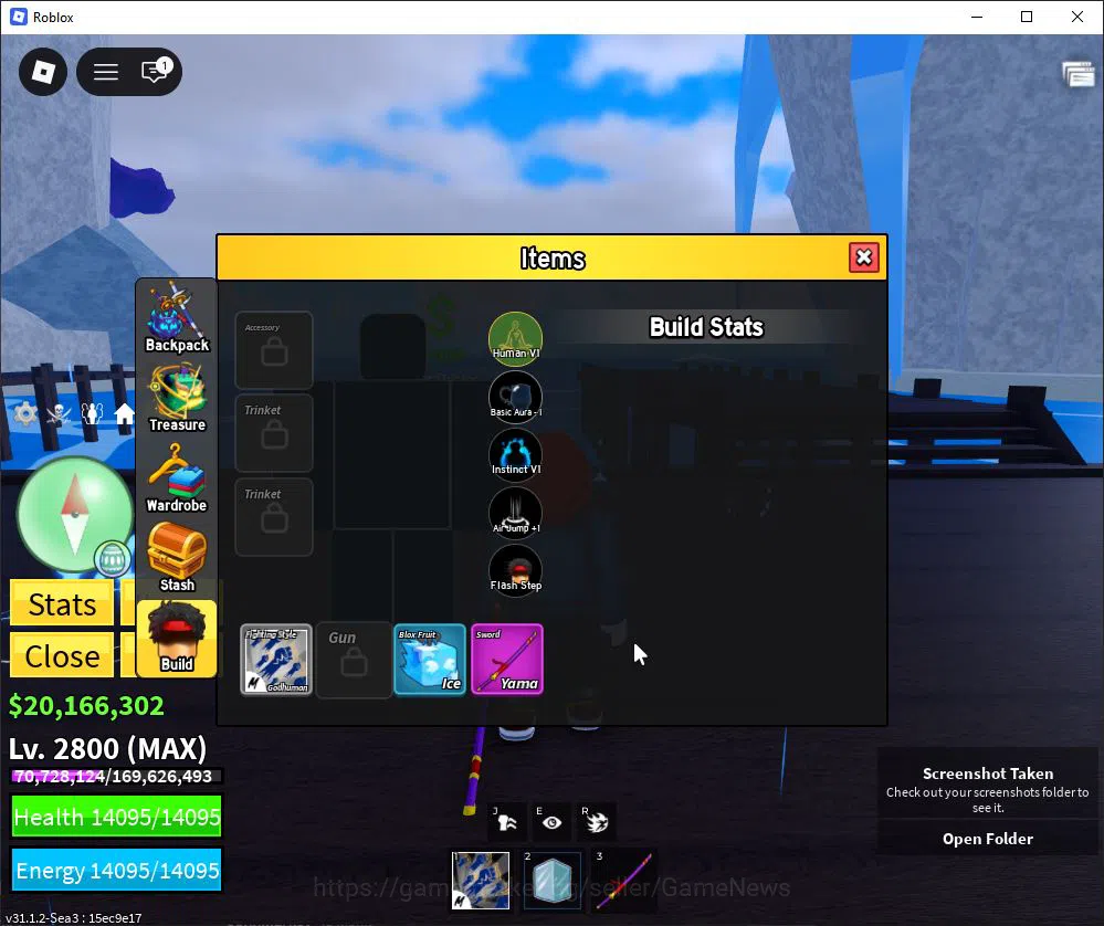 Roblox Accounts Blox Fruit |Lv Max + Ice, GodHuman |20M Beli 46K F image 5