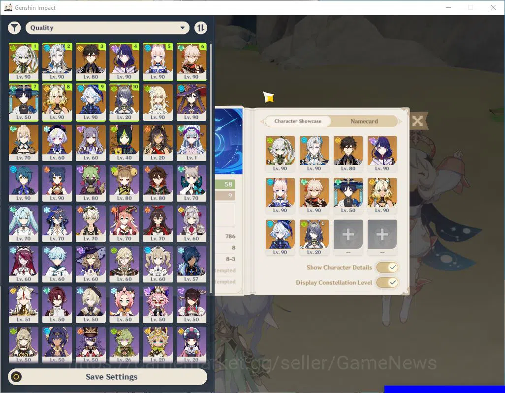 Genshin Impact Accounts Mid Game ASIA|AR 58|10 Limited +4(5*Weapon)|[NeuvilletteC2+sign,Kazuha+sign],NahidaC2|2skin|MC 2