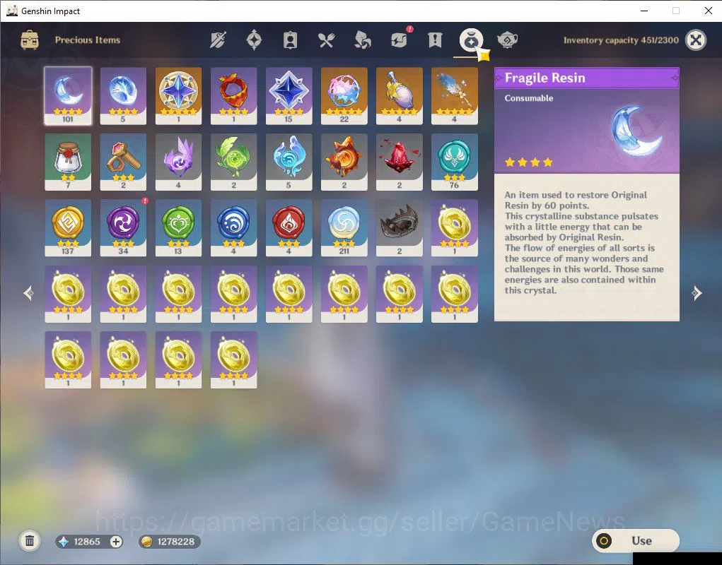 Genshin Impact Accounts ASIA|AR 50|12800 Primo|4 Limited+1(*5Weapon)|Raide image 10
