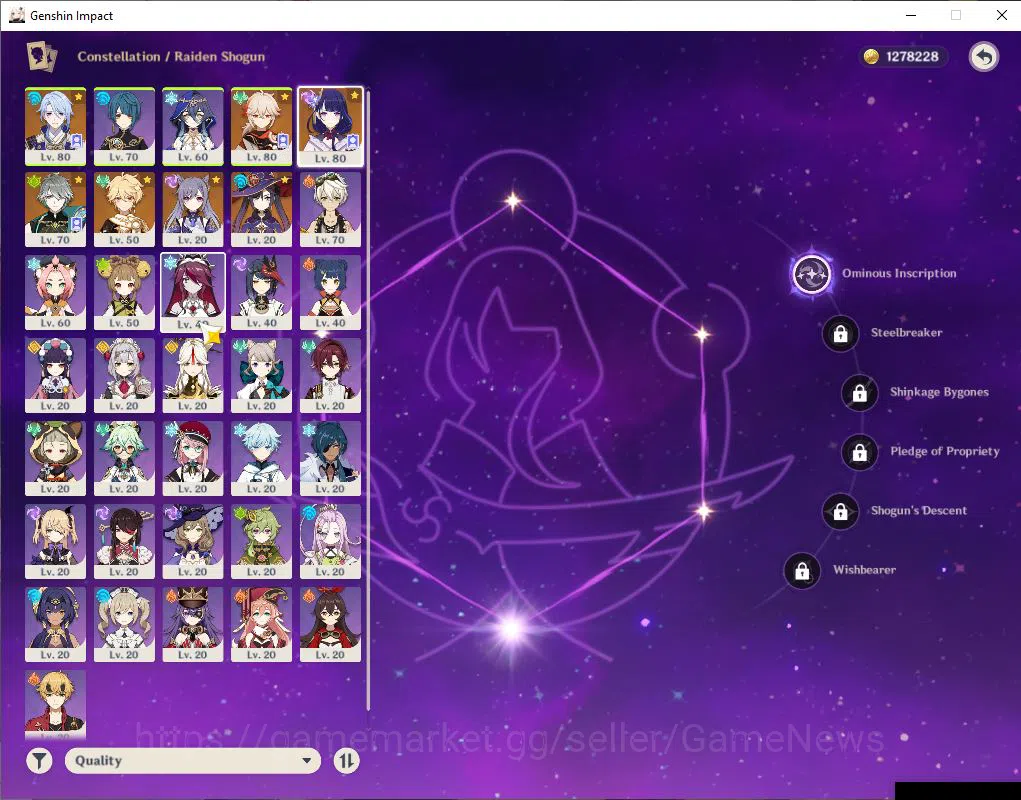 Genshin Impact Accounts ASIA|AR 50|12800 Primo|4 Limited+1(*5Weapon)|Raide image 4