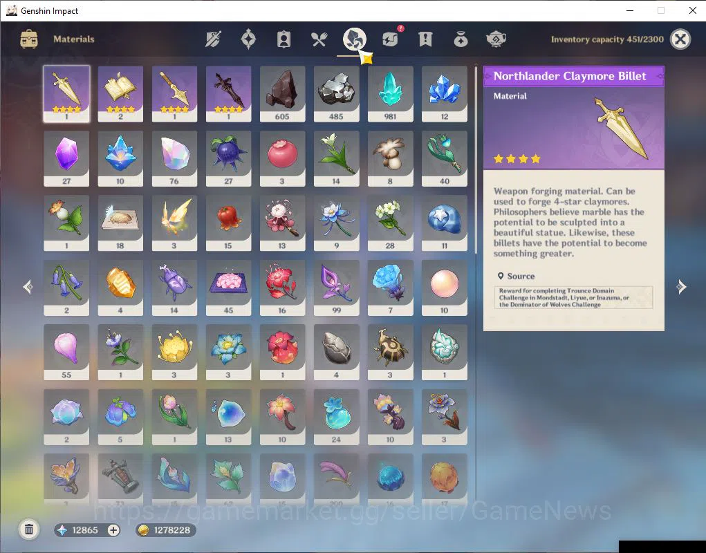 Genshin Impact Accounts ASIA|AR 50|12800 Primo|4 Limited+1(*5Weapon)|Raide image 8