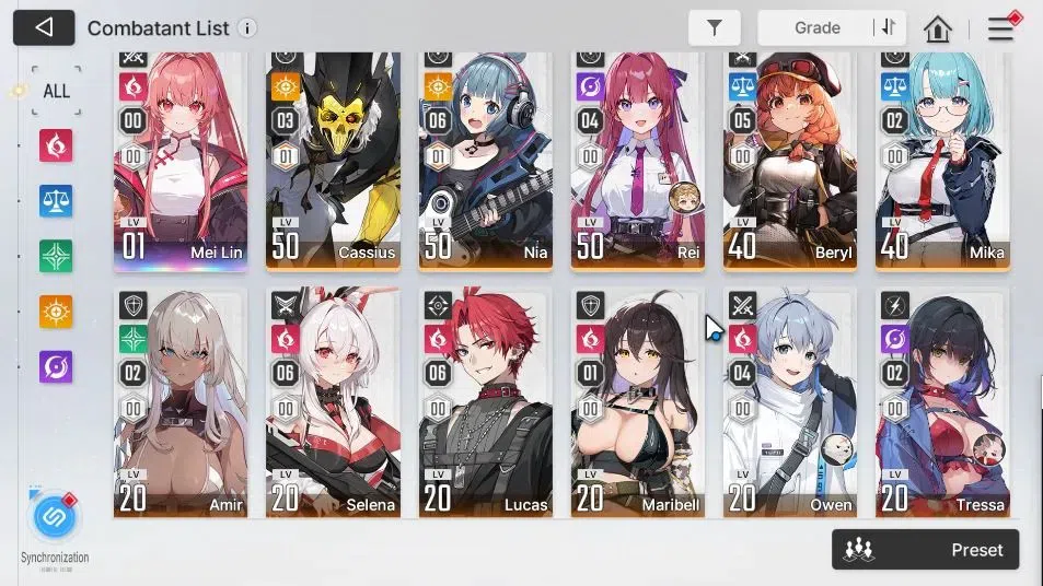 Chaos Zero Nightmare Accounts ASIA|Lv55|13 SSR[(HeidemarieM2,Mei Lin,Veronica)+S image 4