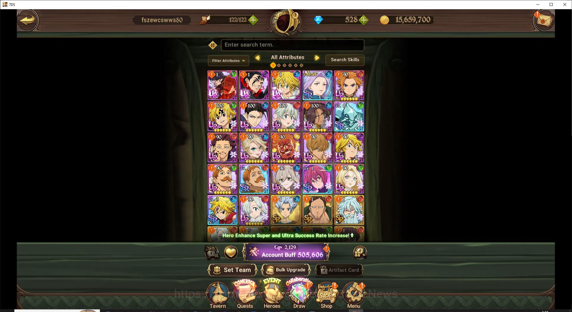 Global Lvl 3|528 Gems|3 UR + Collab (Cocytus)+ ( Merlin&Escanorc, Demon appro,Meliodas)|Log Code|(SDS3536) The Seven Deadly Sins: Grand Cross Accounts Starter Global Lvl 3|528 Gems|3 UR + Collab (Cocytus)+ ( Merlin&Escanorc, Demon