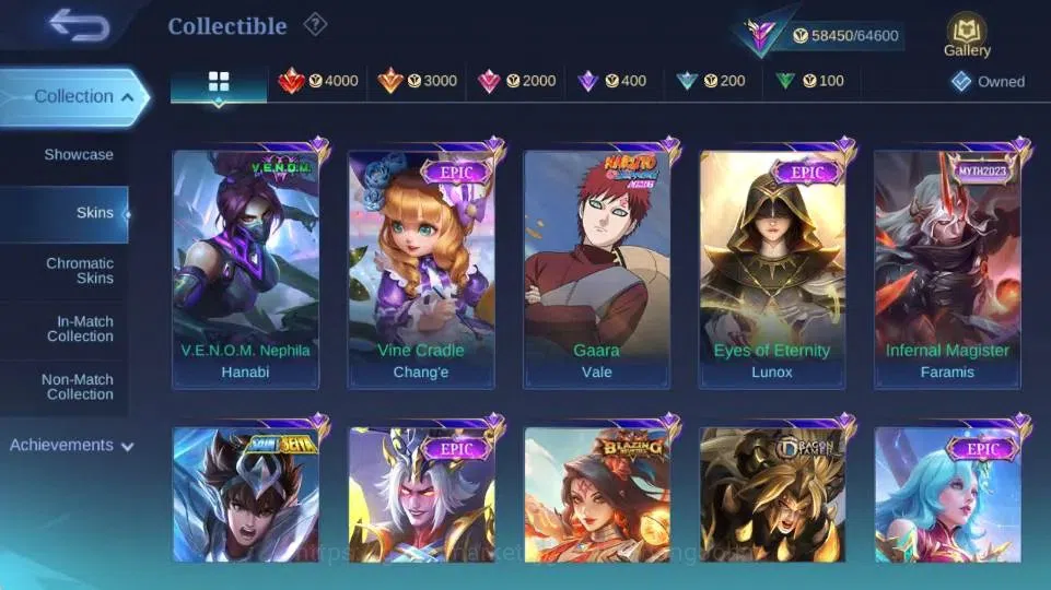 Mobile Legends: Bang Bang Accounts Global Hero 132 Skin 294|ANN Karrie|Sanrio Floryn| image 15