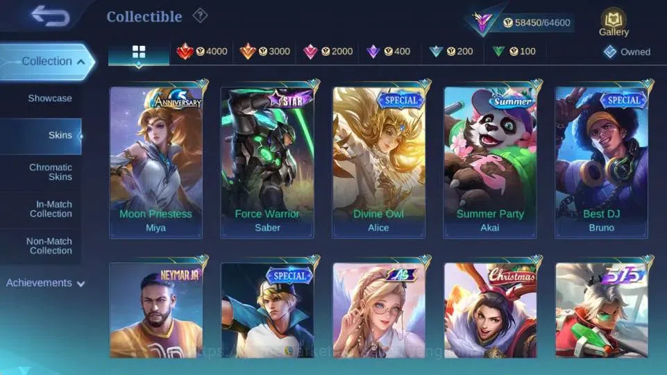 Mobile Legends: Bang Bang Accounts Global Hero 132 Skin 294|ANN Karrie|Sanrio Floryn| image 17