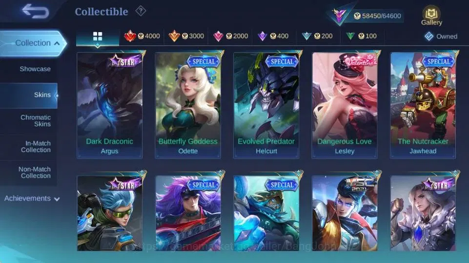 Mobile Legends: Bang Bang Accounts Global Hero 132 Skin 294|ANN Karrie|Sanrio Floryn| image 20