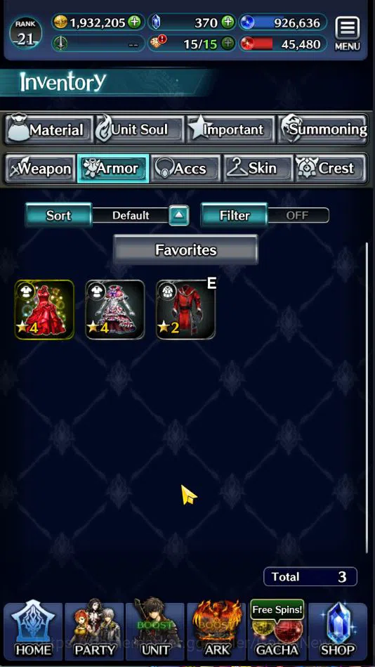 Last Cloudia Accounts GLOBAL| Rank 21 | Top Tier Units (Lougseus GoR Wor image 10