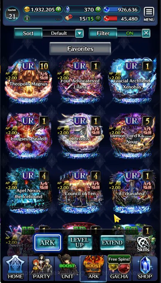 Last Cloudia Accounts GLOBAL| Rank 21 | Top Tier Units (Lougseus GoR Wor image 3