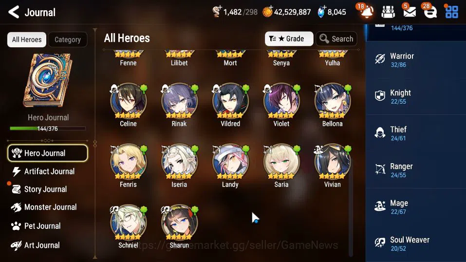 Epic Seven Accounts ASIA Unverif|New Era|7 ML(NM Luna,EW Ludwig,Etc)+R image 16