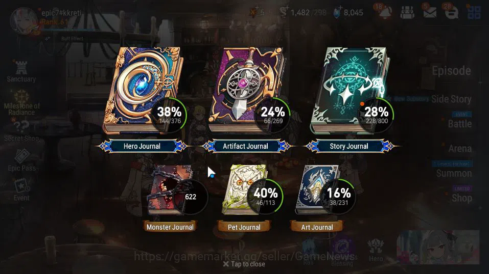 Epic Seven Accounts ASIA Unverif|New Era|7 ML(NM Luna,EW Ludwig,Etc)+R image 20