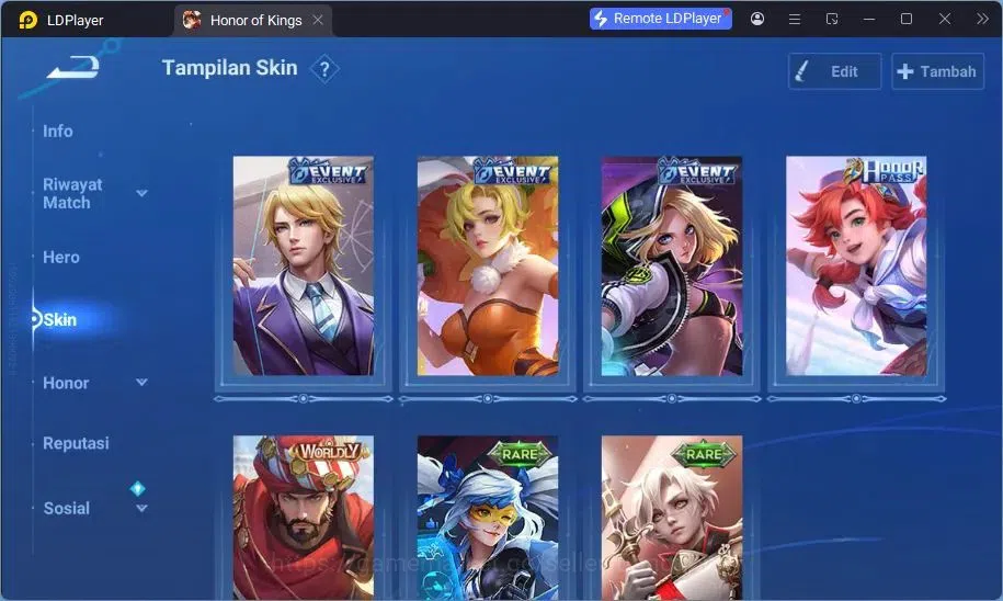 Honor of Kings Accounts Global | 47H/44S | 2 LGD Li Xin, Lady Sun | 2 Lord image 10