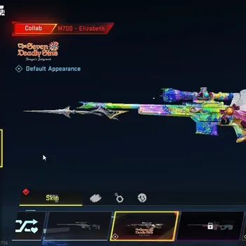 Blood Strike Accounts Collab Skin Asia|Collab 7DS M700-Elizabeth,AK47,Karl98,QBZ95,Bleach Byakuya,Eva MCX,FAL-Draco|22