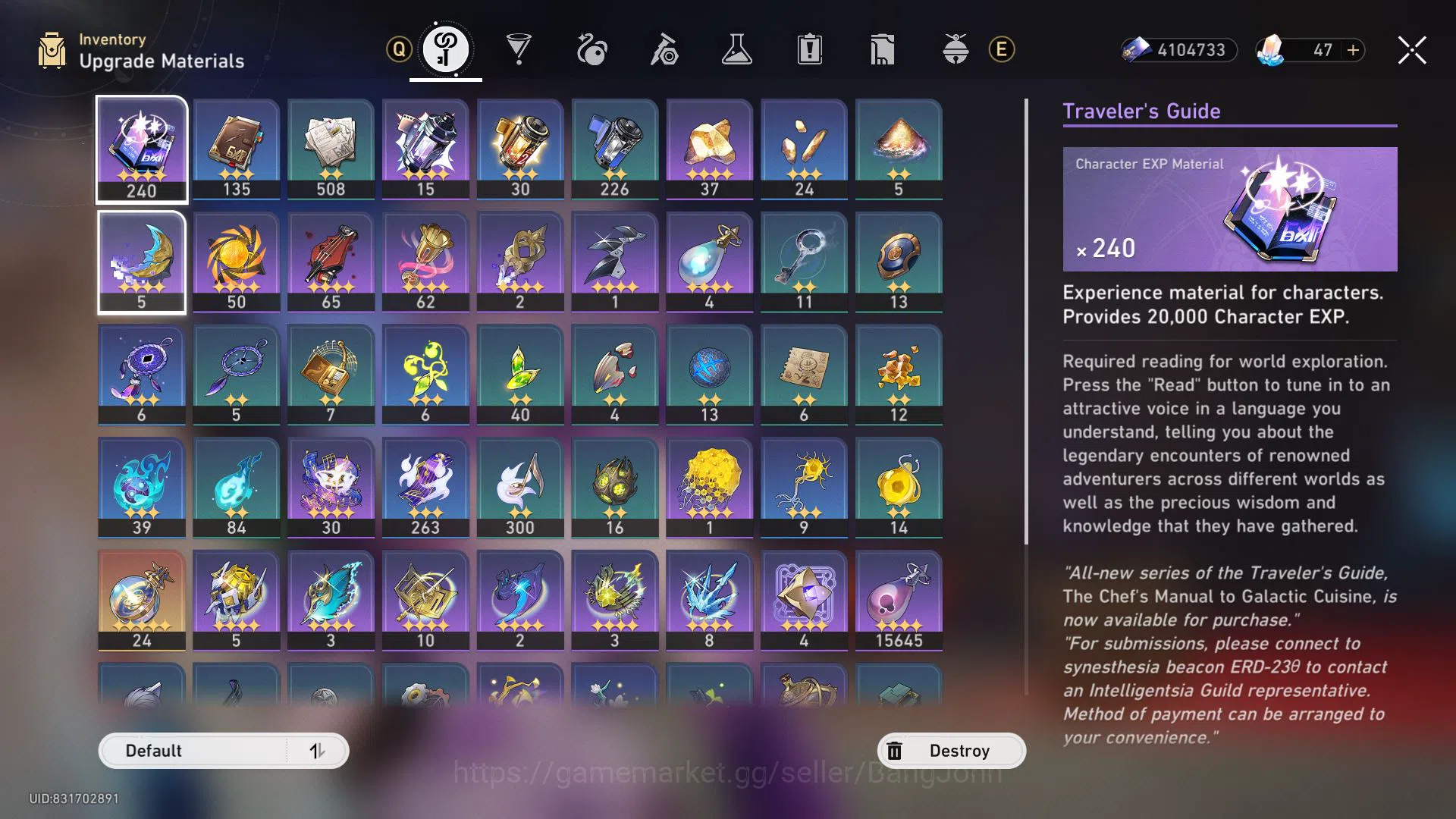 Honkai Star Rail Accounts ASIA | TL 70 | 19 Limit | Castorice | Cyrene | M7 image 4