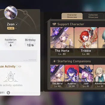 Honkai Star Rail Whale ASIA | TL 70 | 19 Limit | Castorice | Cyrene | M7  image 1