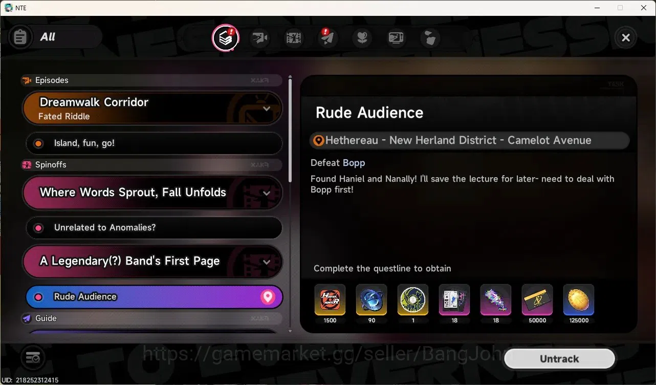 Neverness to Everness Accounts SEA|Hunter Lv 27|4 S-Class/2 Limited [Shinku,Chaos]+Sign|6 A-Class|MC Female|TakeMail Check 14