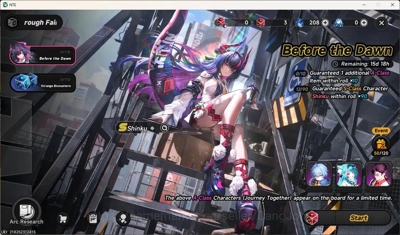 Neverness to Everness Accounts SEA|Hunter Lv 27|4 S-Class/2 Limited [Shinku,Chaos]+Sign|6 A-Class|MC Female|TakeMail Check 5