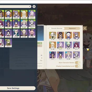 Genshin Impact Accounts Mid Game Asia|AR 35|2 Limited (Cyno & Nahida) + Std (Qiqi,Keqing)|Reuni ON|Low Main Quest & Map