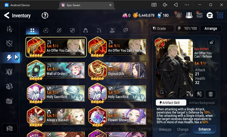 Epic Seven Accounts GLOBAL Unverif|New Era|5 ML(LOTScales,EW Ludwig,A image 10