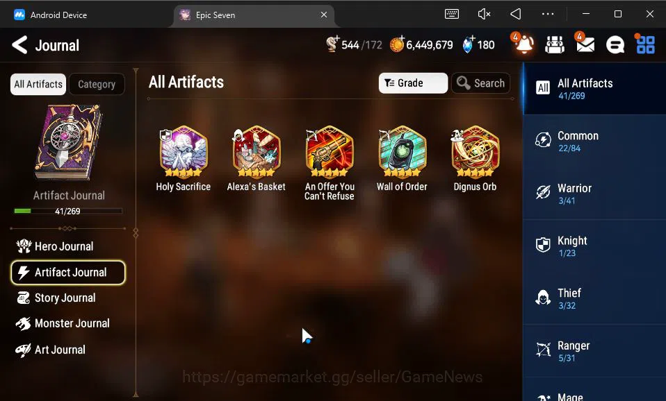 Epic Seven Accounts GLOBAL Unverif|New Era|5 ML(LOTScales,EW Ludwig,A image 13