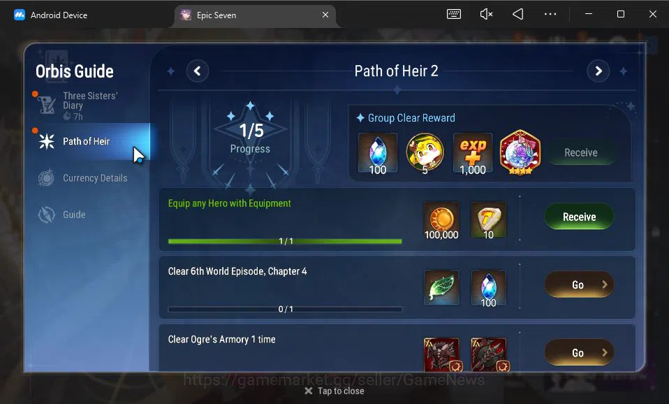 Epic Seven Accounts GLOBAL Unverif|New Era|5 ML(LOTScales,EW Ludwig,A image 17