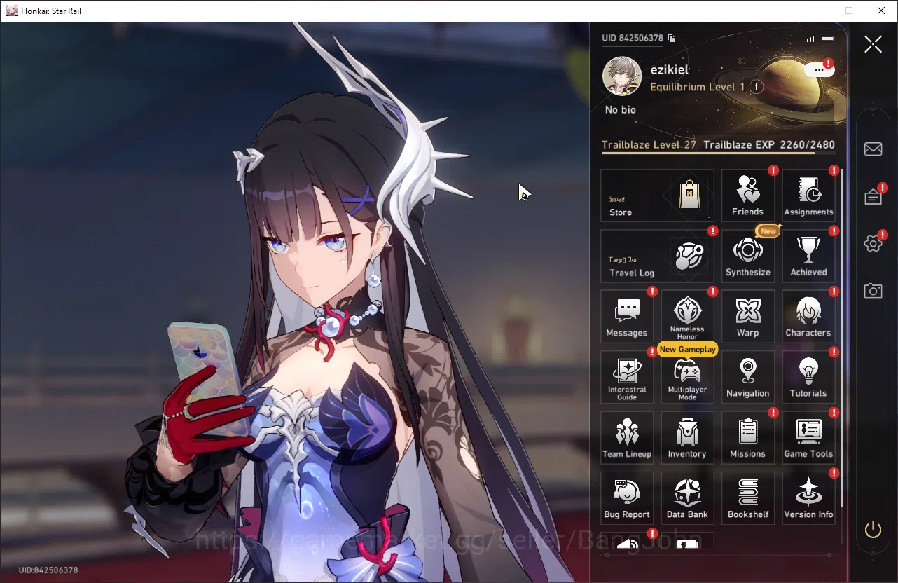 ASIA | TL 27 | 4 Limit | 1 Golden Ticket Kafka | Dan Heng PT | Ruan Mei | Hysilens | Bailu | MC Male (Caelus) HSR091B Honkai Star Rail Others ASIA | TL 27 | 4 Limit | 1 Golden Ticket Kafka | image 1