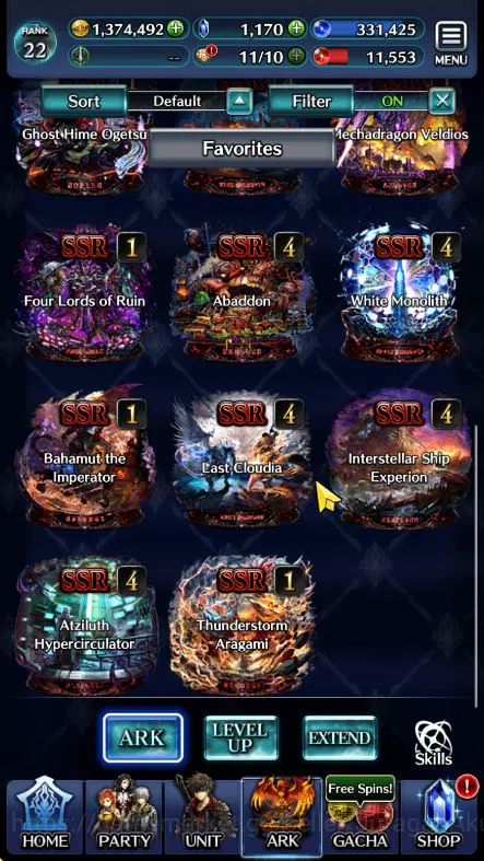 Last Cloudia Accounts Global|Rank 22|1K Crystall + mayly,DegrougeMauna,G image 4