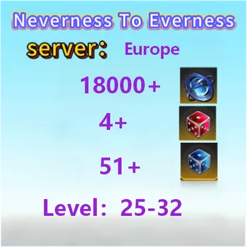 Neverness to Everness Accounts Europe|Rings (AN):18000+|Red Stocks (SD):4+|Blue Stocks (FD):51+|Keys (KEY):0-40|Double